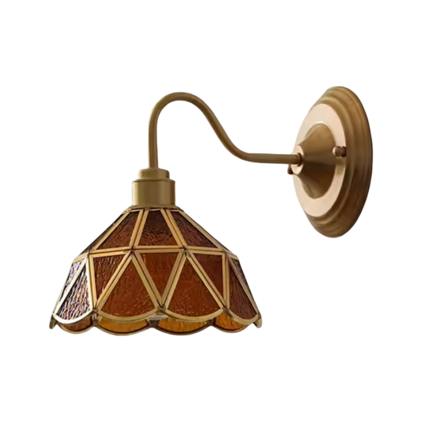 Grace Stained Glass Wall Light - Tea