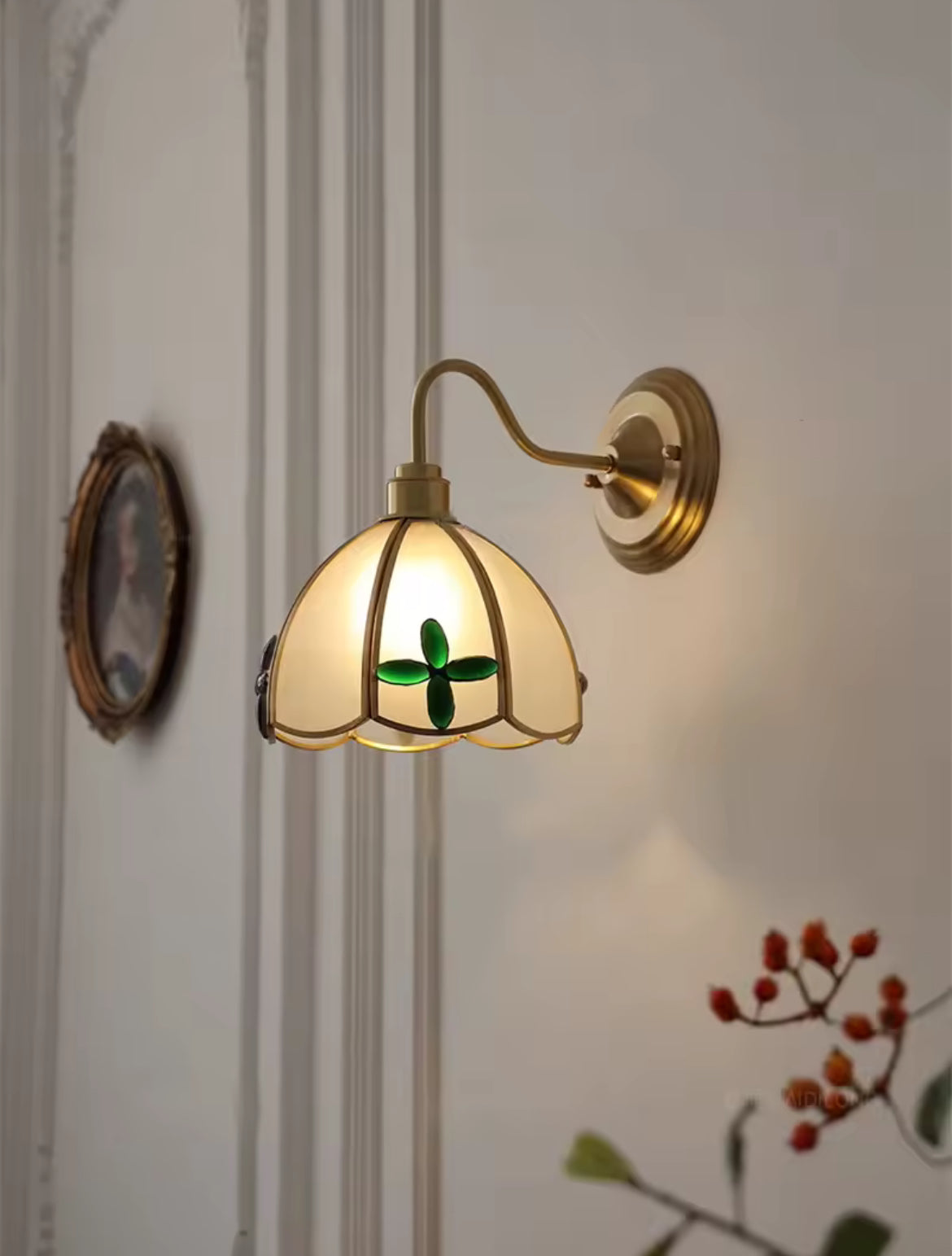 Claire Stained Glass Wall Light