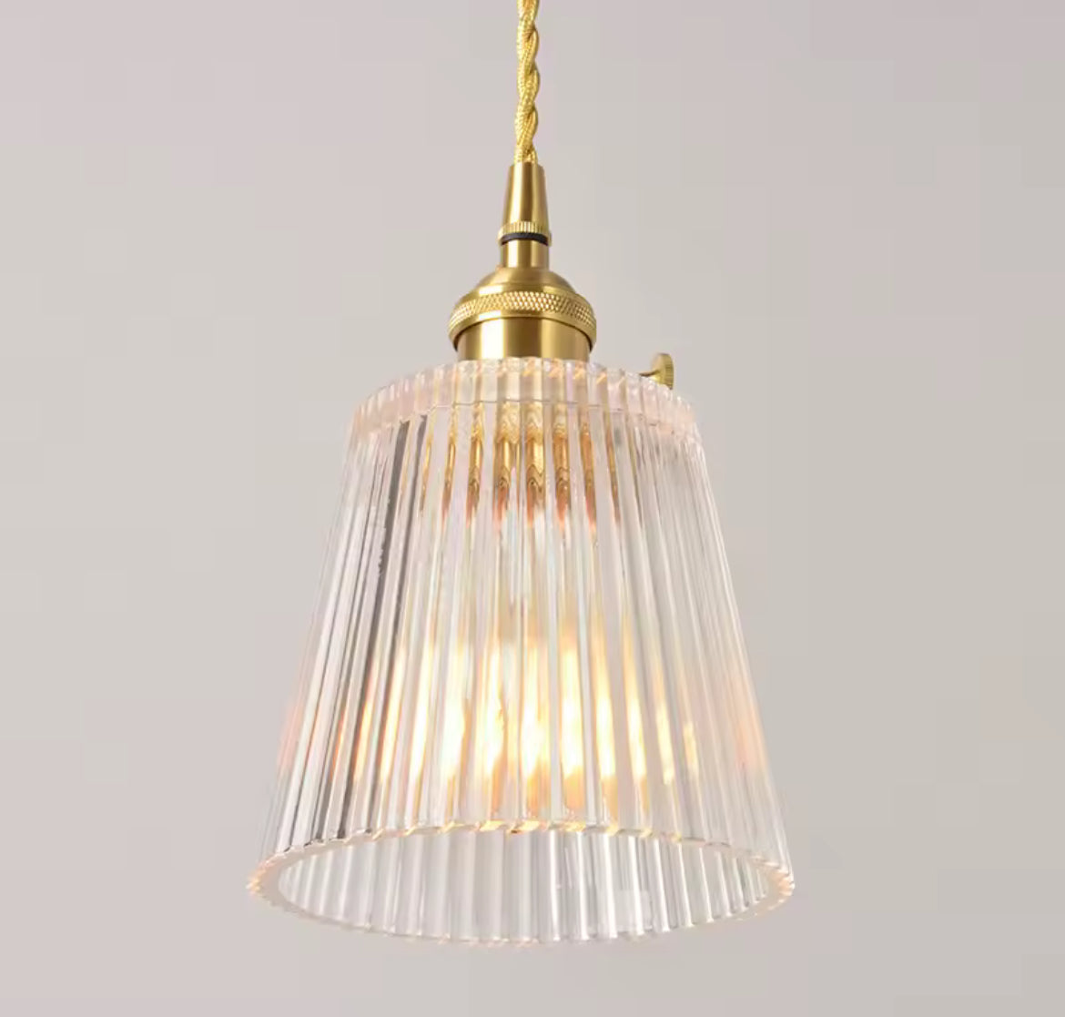 Eva Glass Pendant Light - Bell
