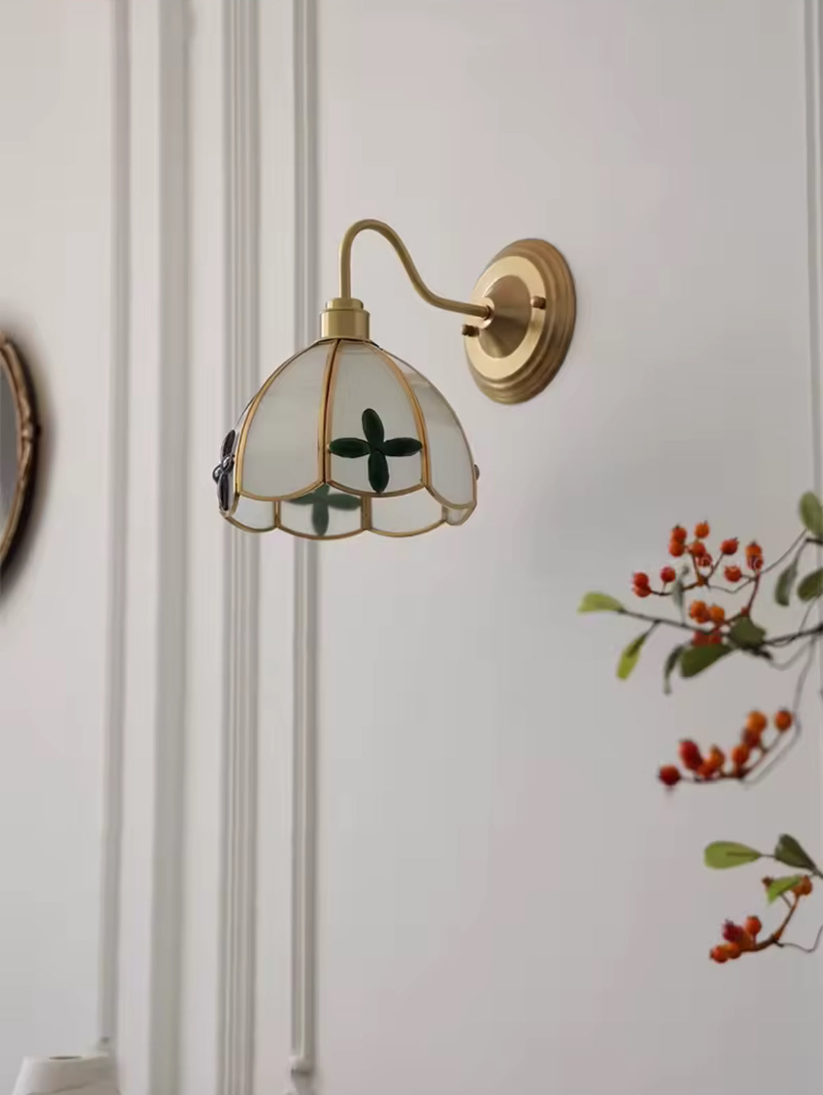 Claire Stained Glass Wall Light